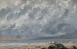 Beach Scene by Gustave Courbet